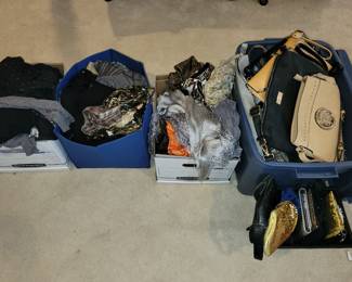 Handbags, scarves