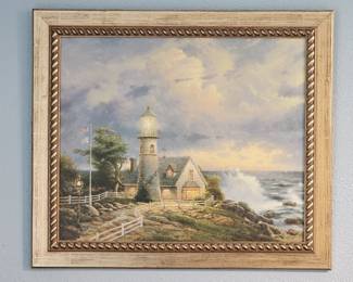 Thomas Kinkade Framed Accent Print w/ COA