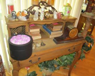Maple desk - Fenton shoes - misc.