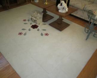 Gorgeous white area rug