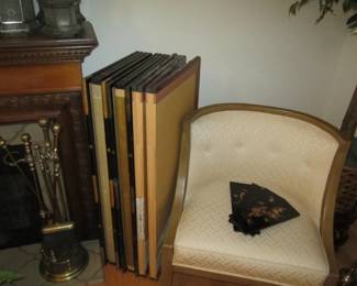Pair of occasional chairs