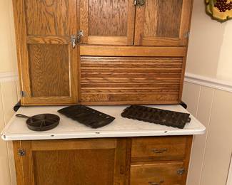 Antique Hoosier cabinet.