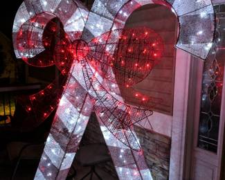 7' tall Christmas candy cane lighted decor ($60)