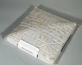 YANKEES GAME 2ND BASE | Red Sozx at Yankees 9-29-2016 game used second base (Innings 3-5) with Yankees-Steiner Collectibles Letter of Authenticity - h. 15 x w. 15 in