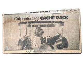 CALPHALON CACHE RACK | 20 x 40 in. oval cache rack / hanging pot rack.