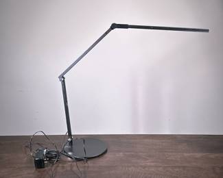 KONCEPT ARTICULATING READING LAMP | KONCEPT LED articulating reading lamp with 2 hinged and rotating head, Model No: AR3100-WD-MBK - h. 25 x w. 7.5 x l. 26 in (fully extended)