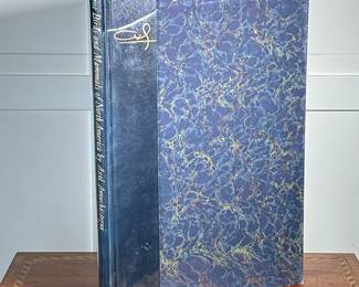 SOME BIRDS AND MAMMALS OF NORTH AMERICA | “Some Birds and Mammals of North America by Axes Amuchástegui with descriptive text by Les Line, pub. The Tryon Gallery, London - h. 1.25 x w. 14.5 x l. 21.5 in