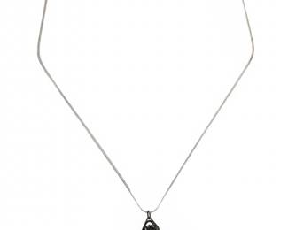 Sensational Silver Necklace Sardonyx Pendant