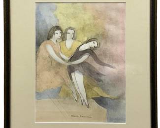Marie Laurencin “The Dance" Aquatint Etching