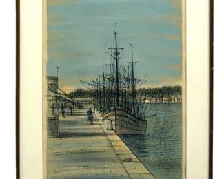 Signed Jean Carzou Lithograph