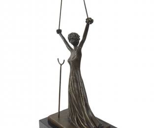 Salvador Dali Alice in Wonderland Bronze