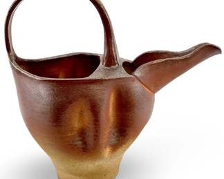 Signed SM Studio Pottery Pitcher