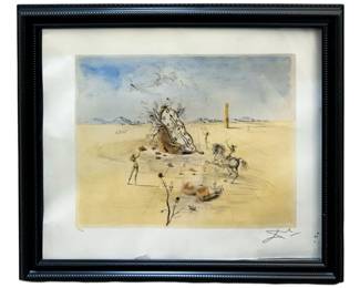 Salvador Dali “Cosmic Horseman" Lithograph