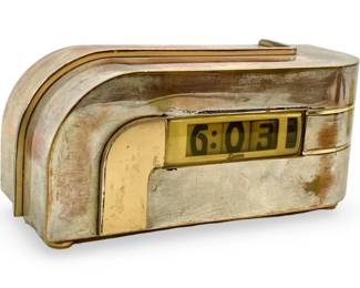 Retro Lawson Art Deco Zephyr Electric Clock
