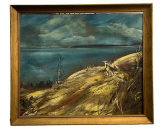 Signed Lanehaw Landscape Acrylic on Panel