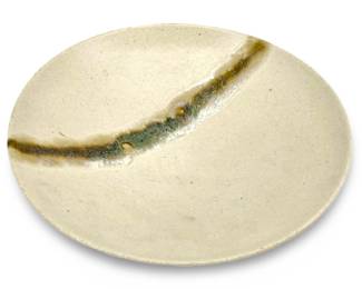 Signed Sinistra Studio Glazed Pottery Bowl