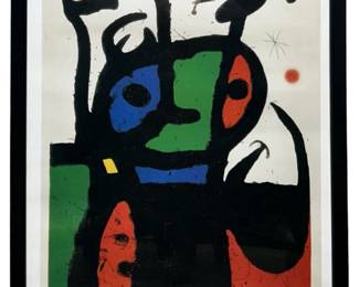 Vintage Joan Miro “The Matador" Abstract Print