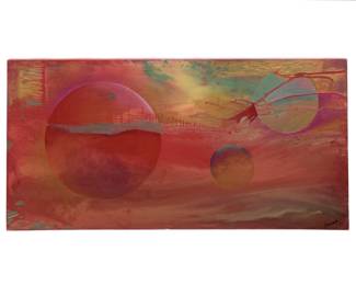 Domingo Domingo Abstract Landscape Acrylic