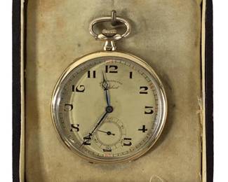 Vintage Cortebert Chronometer Pocket Watch