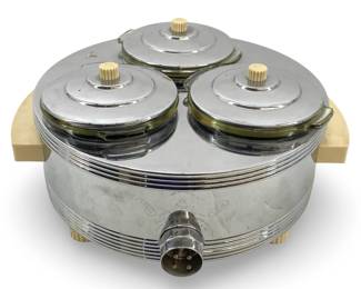 1930 Art Deco Bakelite Chase Electric Snack Server