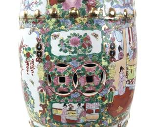 Chinese Porcelain Hand Painted Garden Stool