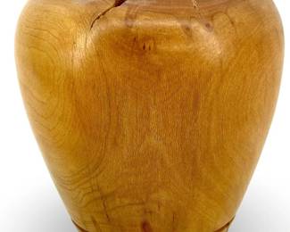 1999 Signed GB Wooden Vase