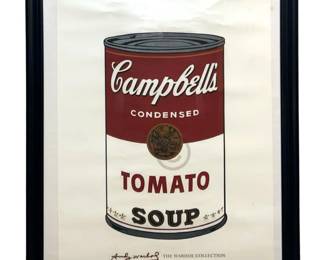 Andy Warhol Campbell Soup Can Lithograph
