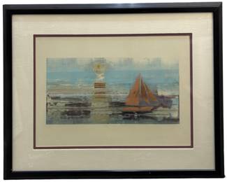 Signed Robert Alan DeVoe “Hurry Home" Lithograph