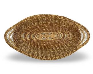 Eastern Native American Pine Needle Basket