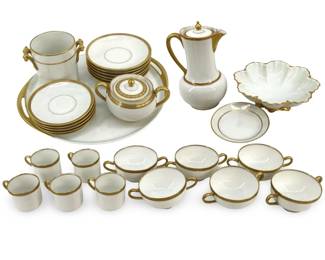 29pc Haviland Limoges Porcelain Dinner Ware