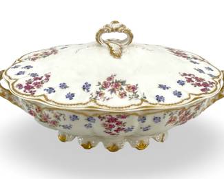 Vintage Haviland Limoges Porcelain Vegetable Dish