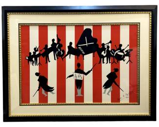 Signed Pierre Henri Matisse Orchestra Serigraph