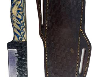 Hand Forged MHS Cutlery Bull Cutter Knife