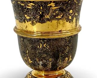 Small Vintage Mexican Sterling Silver TANE Goblet