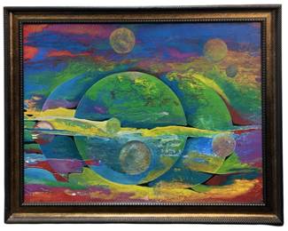 Domingo Domingo Celestial Acrylic on Panel