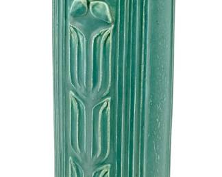 Vintage Cyan Signed Ephraim Pottery Vase