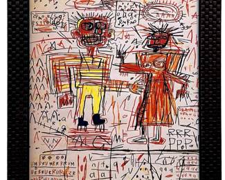 Jean-Michel Basquiat Abstract Serigraph