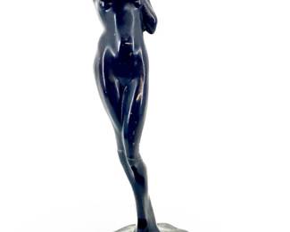 Vintage Frankart Metal Figural Candle Holder