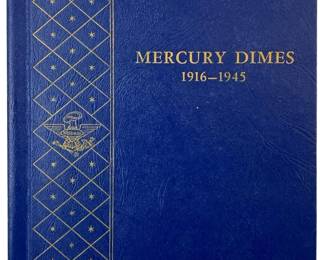 54pc 1916-1945 Whitman Mercury Dime Collection