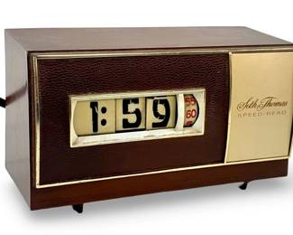 Retro Seth Thomas Electric Speed-Read Desk Clock