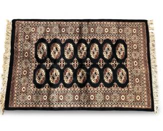 Bokhara Oriental Hand Knotted Pakistan Fringed Rug