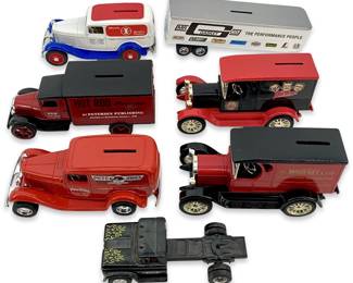 6pc Ertl Die-Cast Model Cars