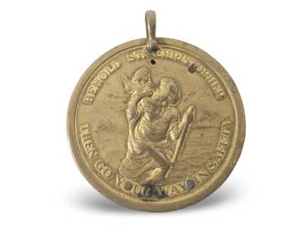 St.Christopher Then Go Your Way In Safety Medal