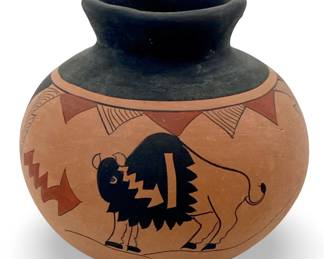 Mexican Clay Bull Pottery