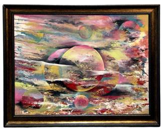 Domingo Domingo Acrylic Pour on Canvas