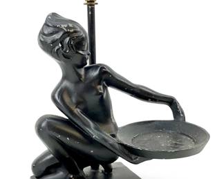 Frankart Art Deco Ashtray Lamp