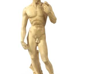 Iconic David By Michelangelo Santini Statue