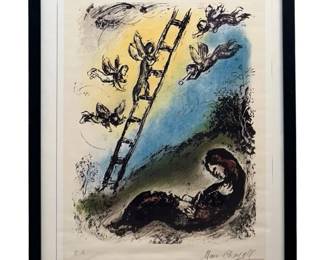 Marc Chagall “Jacob & the Angels" Lithograph
