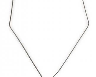 Sterling Silver Mother Of Pearl Rhombus Necklace