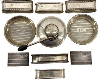 10pc Assorted Sterling Silver Articles